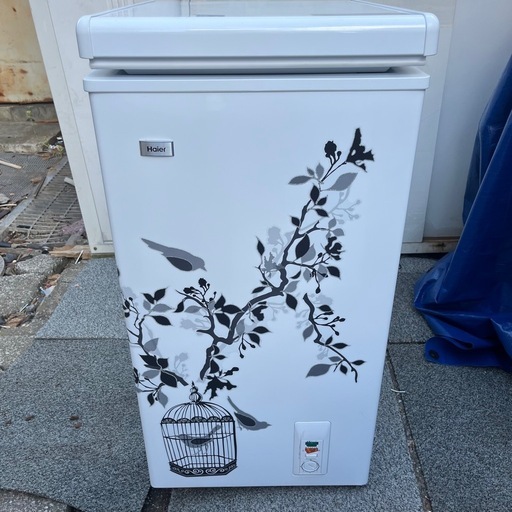 【美品】Haier ハイアール 66L チェストタイプ 電気冷凍庫 冷凍庫 JF-NC66F-1 2018年製