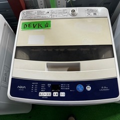 ご来店時、ガン×2お値引き‼️AQUA(アクア) 2018年製5.0 kg 洗濯機🎉