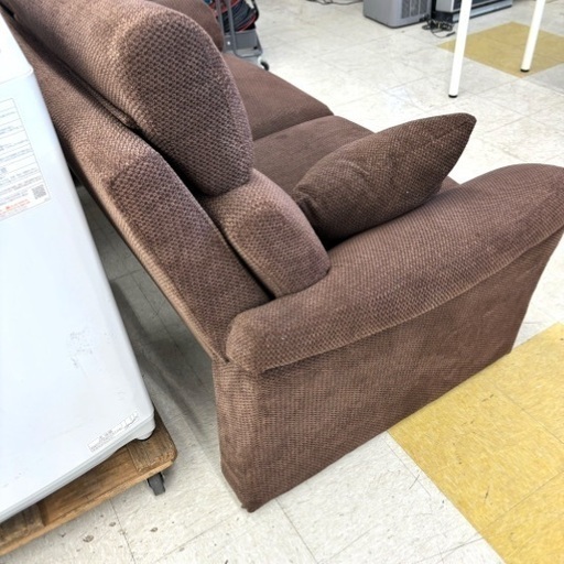 桐生店【現状品】j9-42 ソファ ニトリ ブラウン 2人掛けソファ 布張り 桐生店【現状品】j9-42 ソファ ニトリ ブラウン 2人掛けソファ 布張り