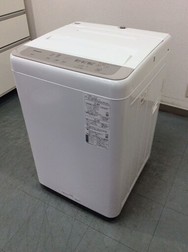 JT9567【Panasonic/パナソニック 6.0㎏洗濯機】美品 2021年製 NA-F60B14 家電 洗濯 簡易乾燥付