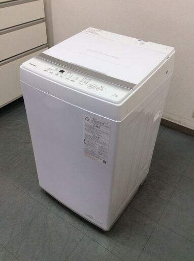JT9568【TOSHIBA/東芝 5.0㎏洗濯機】美品 2022年製 AW-5GA2 家電 洗濯 簡易乾燥付