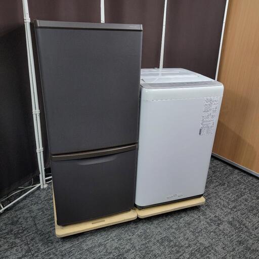 ‍♂️h0601002売約済み‼️配送設置は無料‼️最新2023年製✨新色マットビターブラウン✨Panasonic 家電セット