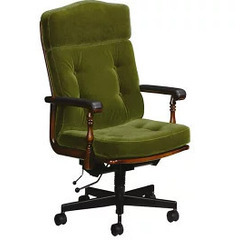 【一部不具合】カリモク　デスクチェア・書斎チェア/　コロニアル　幅665mm