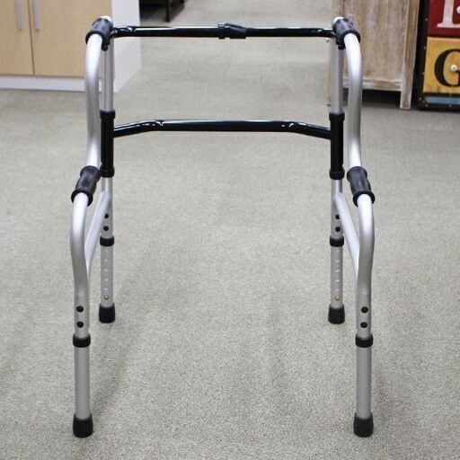 引取限定岐阜店※保証書なし アルコー 2段ハンドル固定歩行器 幅59～61cm 介護 補助 リハビリ 星光医療器製作所 展示品現状販売