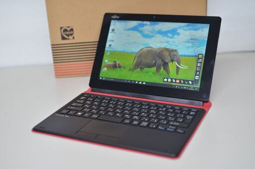 中古良品ノートパソコン 富士通 arrows Tab QH34/B2 FARQ34B2RJ Atom メモリ2GB eMMC64GB HD Windows10 10.1インチ
