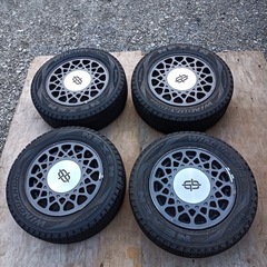 ［八4801］セドリック　ホイール　NEXEN 2013年製　スタッドレスタイヤ　ウィンガードアイス　195/65R15 4本セット 