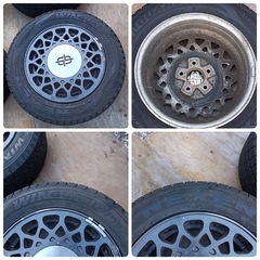 ［八4801］セドリック　ホイール　NEXEN 2013年製　スタッドレスタイヤ　ウィンガードアイス　195/65R15 4本セット 