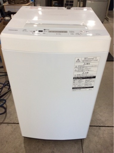 TOSHIBA 4.5kg 全自動洗濯機 AW-45M5 2018年製