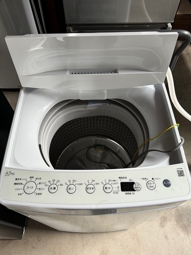 【ランクA】Haier 全自動洗濯機 ステンレス槽  2020年製 4.5kg BW-45A