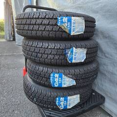 【新品・未使用】 ダイハツ ハイゼット 12インチ タイヤ＆ホイール 4本 セット グッドイヤー 145/R12 2022年製