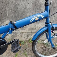 B476 折り畳み自転車★asahi★MIMOLETTE★20インチ★変速無し