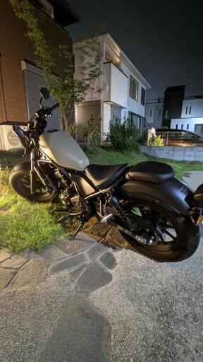 レブル250 Reble250 走行2990km 屋根ありシート保存