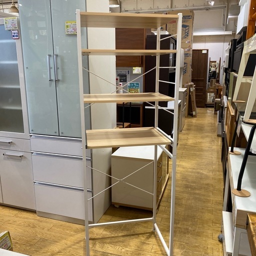 軽いぼん家具 キッチンラック 収納 ラック スライドNO.1390