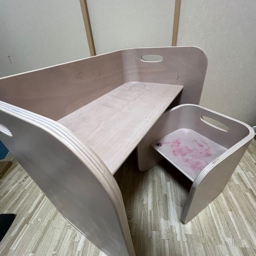 HOPPL ホップル コロコロチェア\u0026デスク　アイボリー