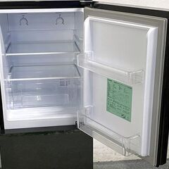 高年式!2022年製! エルソニック EJ-R152F 2ドア冷蔵庫 152L ブラック ミラー 中古家電 店頭引取歓迎 R8737