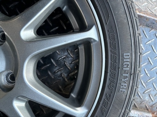 スタッドレスタイヤホイール 4本セット ELEMENT SW247 165/55R14 14 