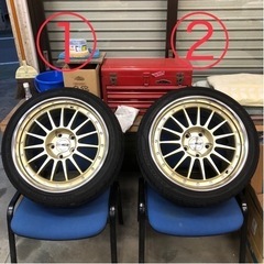 【引取限定・値下げ不可・バラ売り不可　SSR TF1R 2本】PCD114.3・5穴・8.0J・+29