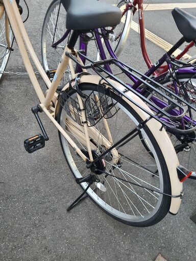 ★店頭にて試乗可★ J7610　シティサイクル　BD　クリーム　26インチ　ダイナモライト　クリーニング、簡易メンテナンス済み【リユースのサカイ柏店】 中古自転車 　流山市 中古自転車 松戸市 中古自転車 我孫子市 中古自転車 船橋市 中古自転車 守谷市 中古自転車 取手市 中古自転車 ☆店頭にて試乗可☆ J7610 シティサイクル BD クリーム 26インチ