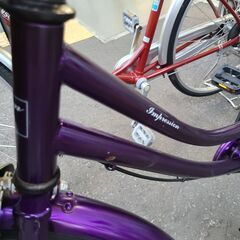 ★店頭にて試乗可★ J7611　シティサイクル　パープル　26インチ　ダイナモライト　クリーニング、簡易メンテナンス済み【リユースのサカイ柏店】 中古自転車 　流山市 中古自転車 松戸市 中古自転車 我孫子市 中古自転車 船橋市 中古自転車 守谷市 中古自転車 取手市 中古自転車 ☆店頭にて試乗可☆ J7611 シティサイクル パープル 26インチ ダイナモ