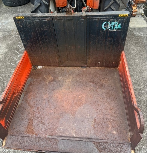 農業機械　富士整地キャリア　富士トレーラーQDC12Aトラクター　除雪　動作品 現状品 運搬 　ダンプ