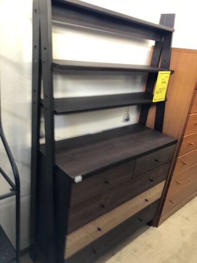 ニトリ NITORI チェストラック ランダム オープンラック タンス 収納 衣類 チェスト ラック 棚 シェルフ モザイク 幅100cm 北欧 収納家具 おしゃれ クリーニング済 堺市 石津店 【ジャングルジャングル石津店】