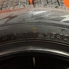 BS BRIDGESTONE BLIZZAK VRX2 175/65R15 15インチ スタッドレス 4本 22年製 バリ溝 スイフト ヴィッツ フィット等　(VTO956)