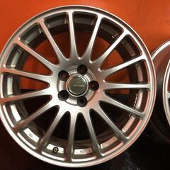 BS ECO FORME エコフォルム 社外ホイール 17インチ 4本 7J5HPCD100+53 レガシィアウトバック フォレスター等　(VHD448)