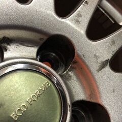 BS ECO FORME エコフォルム 社外ホイール 17インチ 4本 7J5HPCD100+53 レガシィアウトバック フォレスター等　(VHD448)