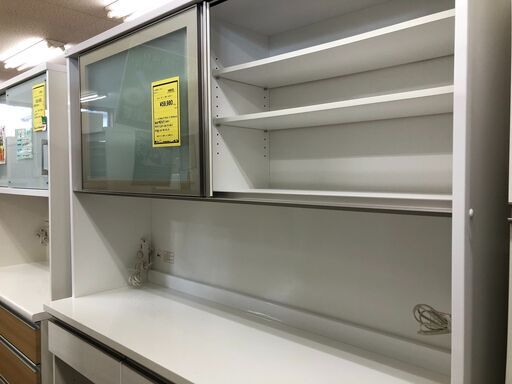 ニトリ キッチンボード 160 ホワイトキッチン 収納 キャビネット