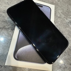 【美品！】iPhone 15 Pro 256gb ブルーチタニウム