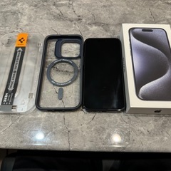 【美品！】iPhone 15 Pro 256gb ブルーチタニウム