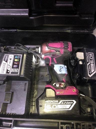 ハイコーキ18vインパクトWH18DDL2、中古品