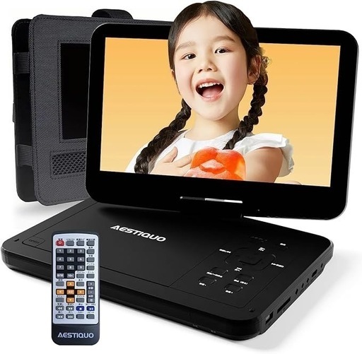ポータブルDVDプレーヤー 12.5型  10.5インチ液晶 車載用ホルダー付