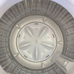 【リサイクルショップ　ピカソ　小松原】★分解洗浄済み★ 2022年製 ヤマダセレクト 5.0kg 全自動洗濯機 アーバンホワイト YWMT50H1★0065★