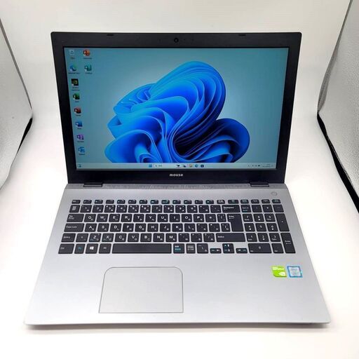 グラボ搭載！ ブルーレイ フルHD 15.6 マウス ノートPC MouseBook N500 Core i7-8550U windows11 32GB SSD512GB カメラ オフィス (B208)