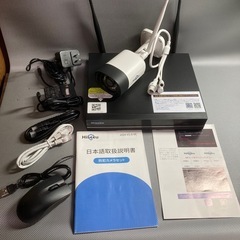 防犯　監視 カメラ　1TBHDD内蔵NVR本体と500万画素カメラ1台