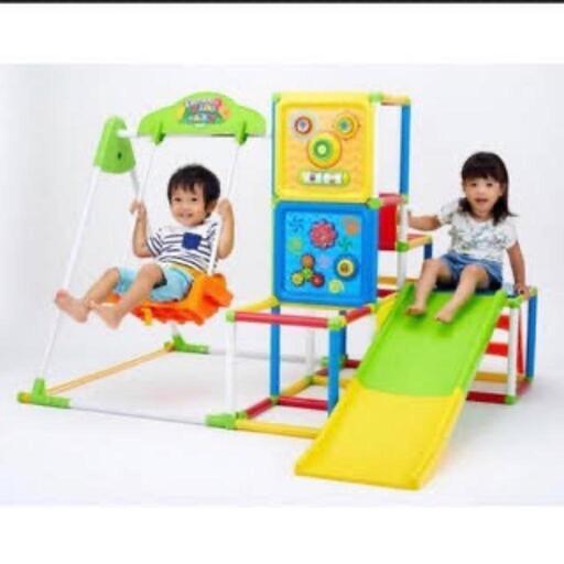 子供　ジャングルジム　滑り台　ロングスロープキッズ
