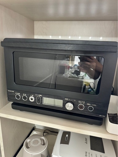 蒸し器、解凍専用タッパー付！美品 電子レンジ