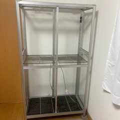 引取限定】ピカコーポレーション ガラス温室 ガラス1枚欠品 現状渡し