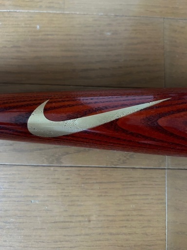 超レア】岩村 明憲モデル 木製バット 85センチ レッド×ゴールド NIKE