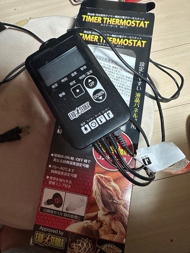 爬虫類用タイマーサーモ