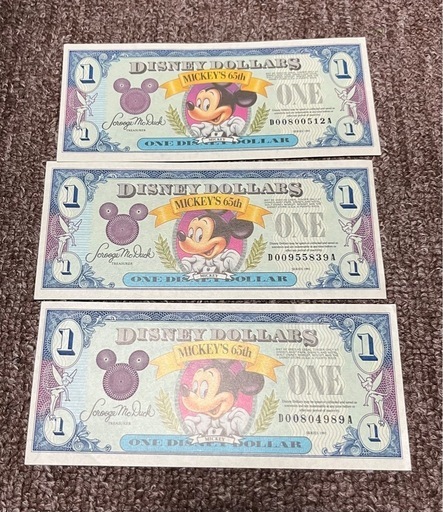 ディズニー　ダラー　65周年