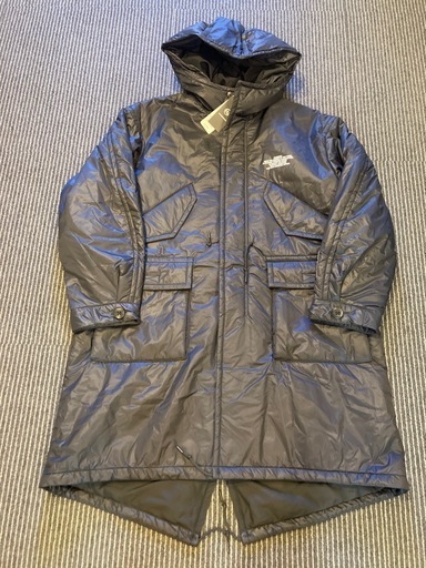 新品未使用　コラボ　GU × UNDERCOVER  パデットコート　S 黒