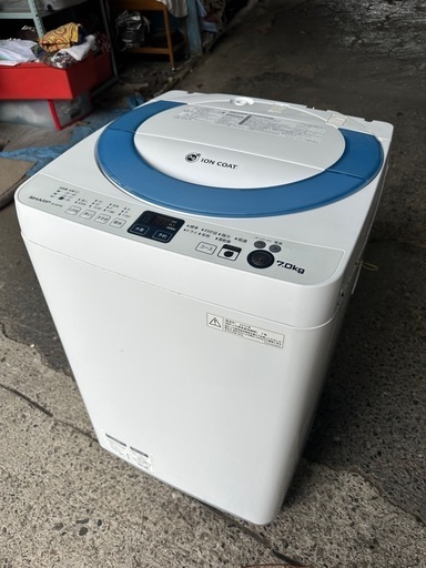 シャープ全自動電気洗濯機ES-GE70N-A