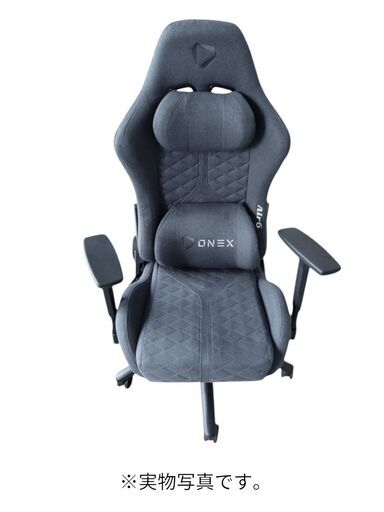 【展示品・外箱無し・使用感無し・付属品一部欠品】ONEX AIR6 ゲーミングチェア ファブリック