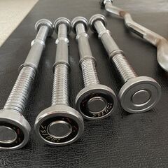 アイロテック　ダンベル　130キロ　４５ｃｍバー、ＥＺバー