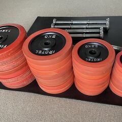 アイロテック　ダンベル　130キロ　４５ｃｍバー、ＥＺバー