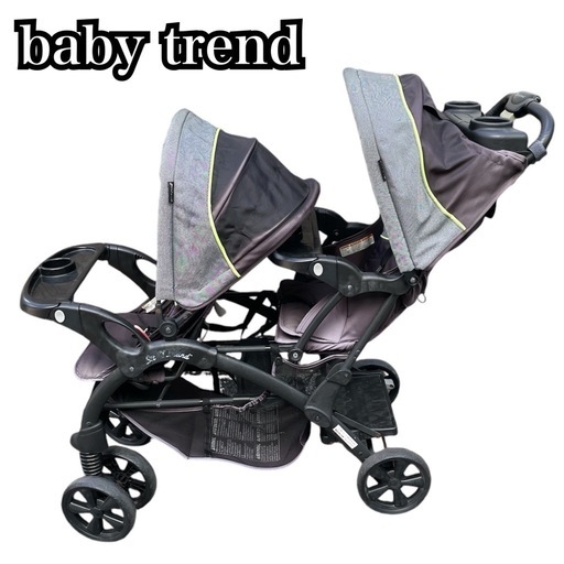 【paypay可能】baby trend 二人乗り ベビーカー 縦型 シットアンドスタンド