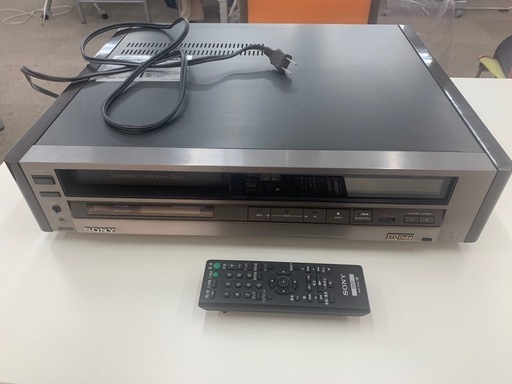 昭和レトロ　 SONY EDベータデッキ　昔のベータの録画をデジタル化にも！