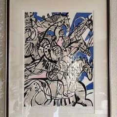 11月17日まで限定値下げ！ウィリアム・デシャゾー　シルクスクリーン　ＣＲＩＭＳＯＮ　ＧＬＯＷ　Ⅱ 11月17日まで限定値下げ！ウィリアム・デシャゾー シルクスクリーン